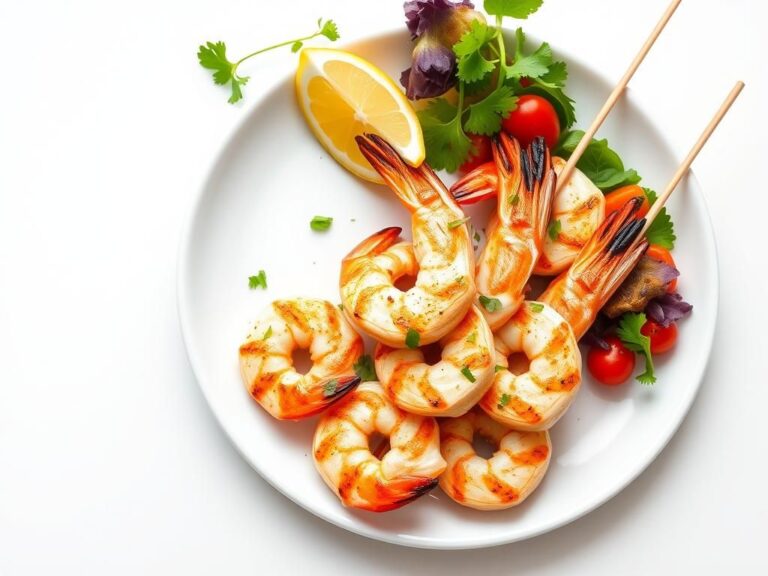 grilled shrimp skewers