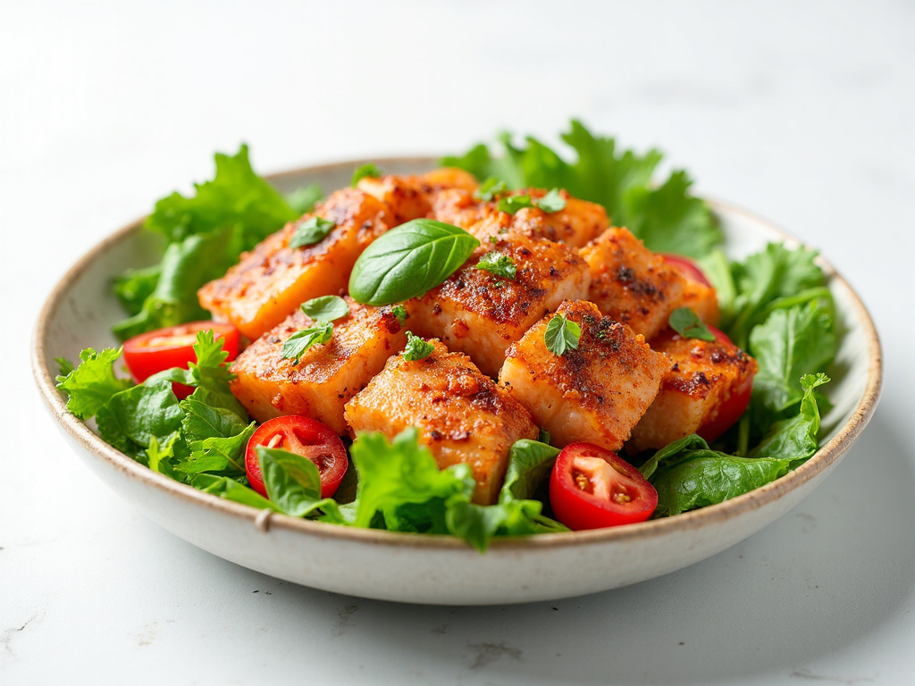 high protein fish salad