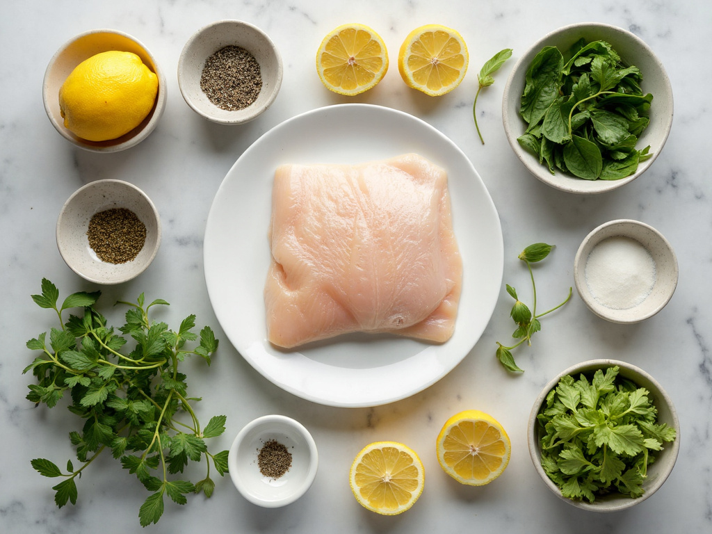 lemon pepper halibut Ingredients Image