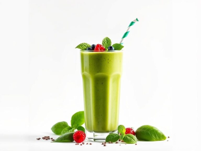 spinach artichoke heart green smoothie