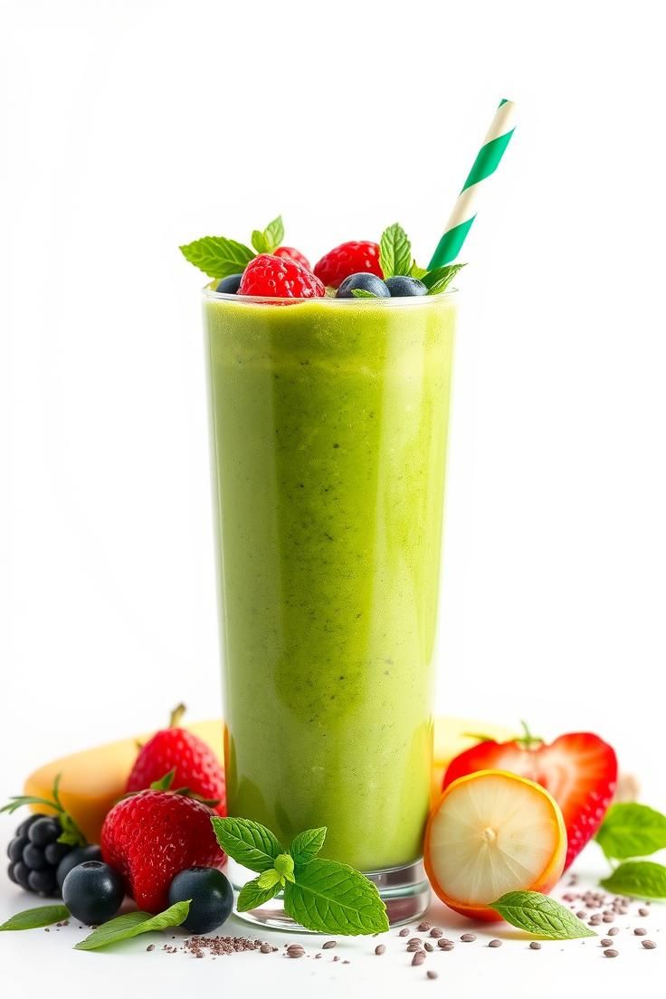 spirulina green smoothie